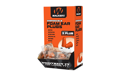 WALGWP-FOAMPLUG200BX_1.jpg WALKER'S FOAM EAR PLUGS 200PK BOX