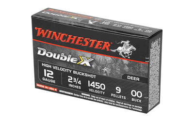 WIN DBL X HV 12GA 2.75" 00BK 9P 5/