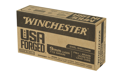 WIN 9MM 115GR FMJ STEEL CASE 50/500
