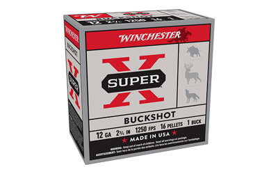 WNXB121VP25_1.jpg WIN SUPERX 12GA 2.75 BUCKSHOT 25/250