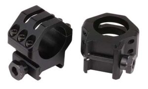 WEAVER TACT RING 6 HOLE HI 1" MATTE