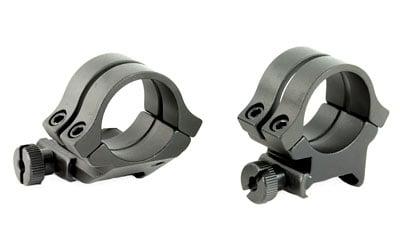 WEAVER QUAD LOCK RNGS 1" HI EXT MBLK