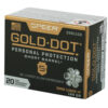 SPR GOLD DOT 9MM+P 124G HP SB 20/200