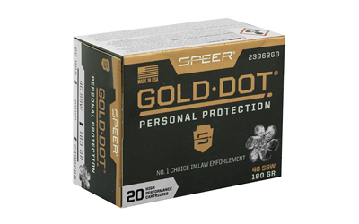 SPR GOLD DOT 40SW 180GR HP 20/200