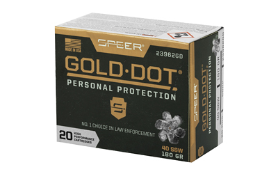 SPR GOLD DOT 40SW 180GR HP 20/200