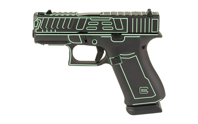 GLUX4350204NR15OUTBSCT_2.jpg GLOCK 43X 9MM 15RD OUTLANDER BLUE