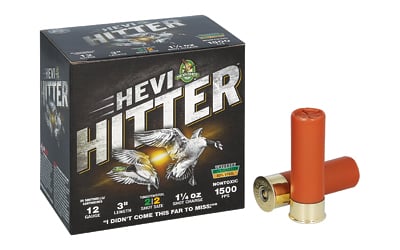HEVIHS28022_2.jpg HEVI-HITTER 12GA 3" 1.25OZ #2 TG/STL