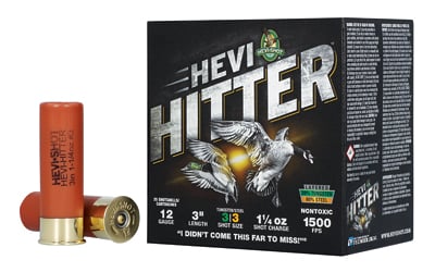 HEVIHS28044_1.jpg HEVI-HITTER 12GA 3" 1.25OZ #4 TG/STL