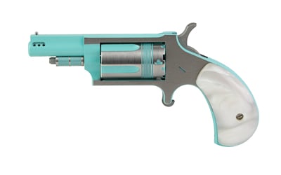 NAA22M-PB_1.jpg NAA MINI REV IRIS 22WMR 5RD TURQ/SLV