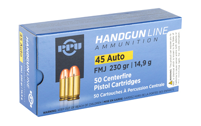 PPU 45ACP FMJ 230GR 50/500