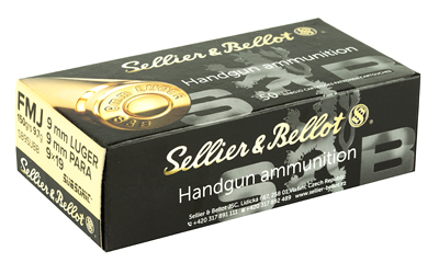 S&B 9MM SUBSONIC 150GR FMJ 50/1000
