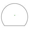 TRIJICON SRO 2.5 MOA GREEN DOT BLK