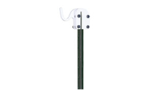 B/C T-POST TARGET HOOK WHITE