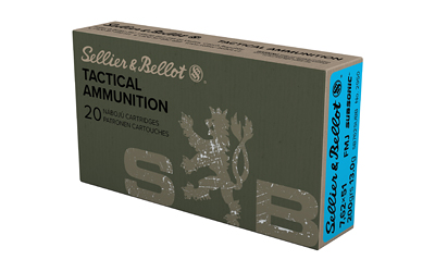 S&B 762X51 SUBSONIC 200GR FMJ 20/500