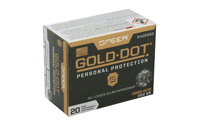 CCI54000GD_2.jpg SPR GOLD DOT 10MM 200GR HP 20/200