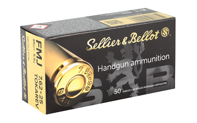S&B 7.62X25 85GR FMJ 50/1500